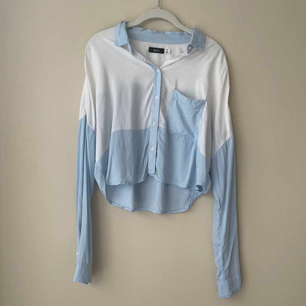 Urban Outfitters BDG Color Block Button-Up